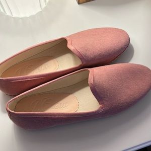 J. Crew slippers in woven material